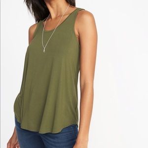 Old navy luxe olive green tank.